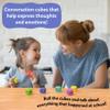 Skillmatics Conversation Cubes for Kids - 8 Foam Cubes for Social-Emotional Learning, Classroom & Back-to-School Supplies, Teacher Resources, Autism Tools, Gifts for Ages 4, 5, 6, 7 and Up view 2