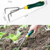 Garden Tools,Garden Trowel Garden Tool Set, 5 Piece Heavy Duty Steel Gardening Tools Kit with Non-Slip Handle, Gardening Gifts for Women Men view 2