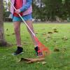 JDJUBOA Carbon Steel Grass Rake Hand Rake Wire Broom Nine Tooth for Leaf Garden Tool for Garden Maintenance Plant Care Carbon Steel Rake view 3