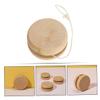 YARNOW 2sets 5pcs Plain Unisex Wooden Educational Portable String Balls for Safe and Sturdy Finger Plaything 5pcs*2 view 3