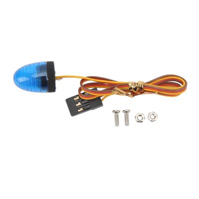 EVTSCAN RC Police Light Simulation Ultra Bright LED Police Light for RC Car 1:10 RC Police Fire Ambulance Car (Blue)