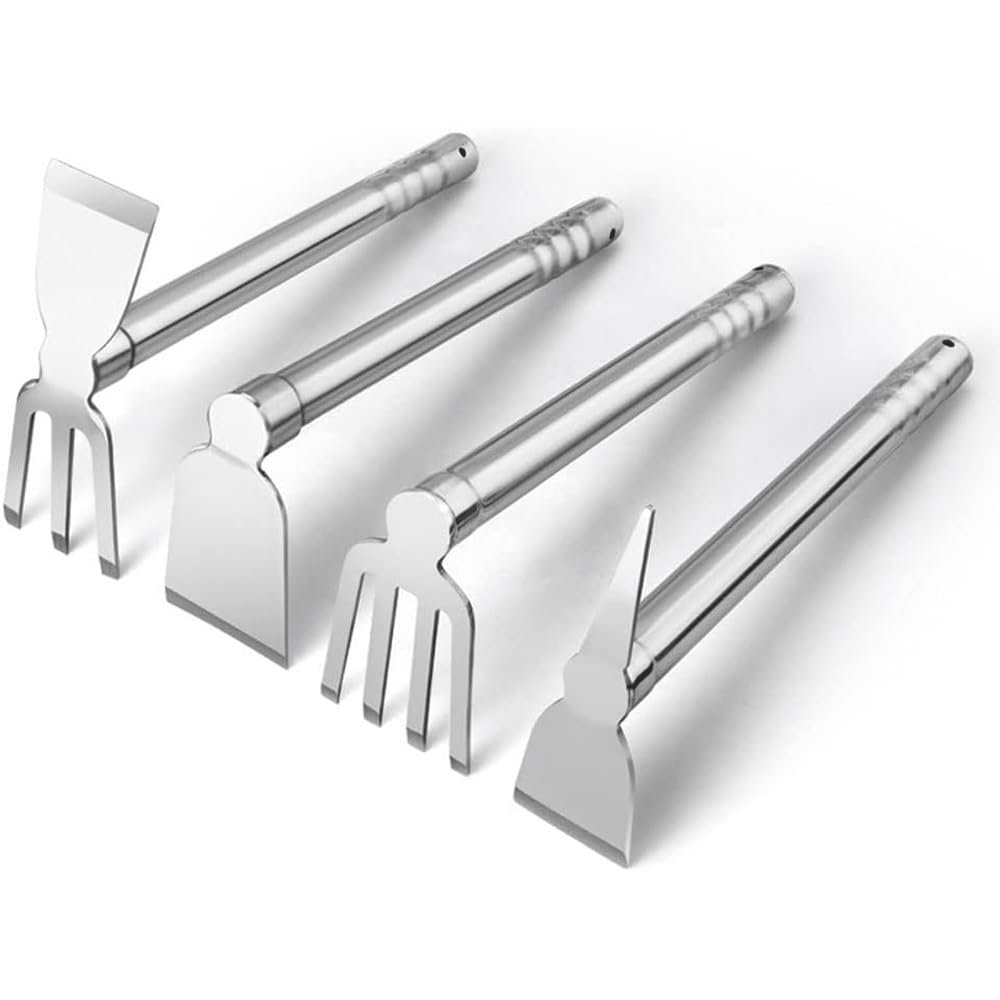 Garden Tools,Garden Trowel Garden Tool Set, 4 Piece Stainless Steel Gardening Tools Kit, Gardening Gifts for Women Men