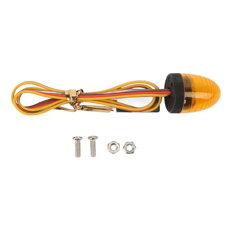 EVTSCAN RC Police Light Simulation Ultra Bright LED Police Light for RC Car 1:10 RC Police Fire Ambulance Car (Yellow)