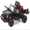1992 454 SS Pickup Truck Off Road Black 1/24 Diecast Model by Motormax 79134bk view 1