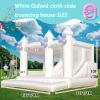 13FT White Bounce House Castle with Ball Pits and Slides Bounce House for Big Kids Thickening Oxford Inflatable Bounce House Inflatable Party Supplies/Holiday DecorationsIncluding Blower view 2
