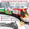 Christmas Train Set - Hanging Train Toys Around Under The Christmas Tree w/Smoke, Whistle (Turn on/Off) & Lights, Toys Decoration for 3 4 5 6 7 8+ Boys Girls view 3