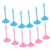 Abaodam 24pcs Doll Display Stands Doll Holders Stable Base for Little Figure Storage Includes and Accessories for Creative Play view 1