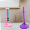 Abaodam 24pcs Doll Display Stands Doll Holders Stable Base for Little Figure Storage Includes and Accessories for Creative Play view 2