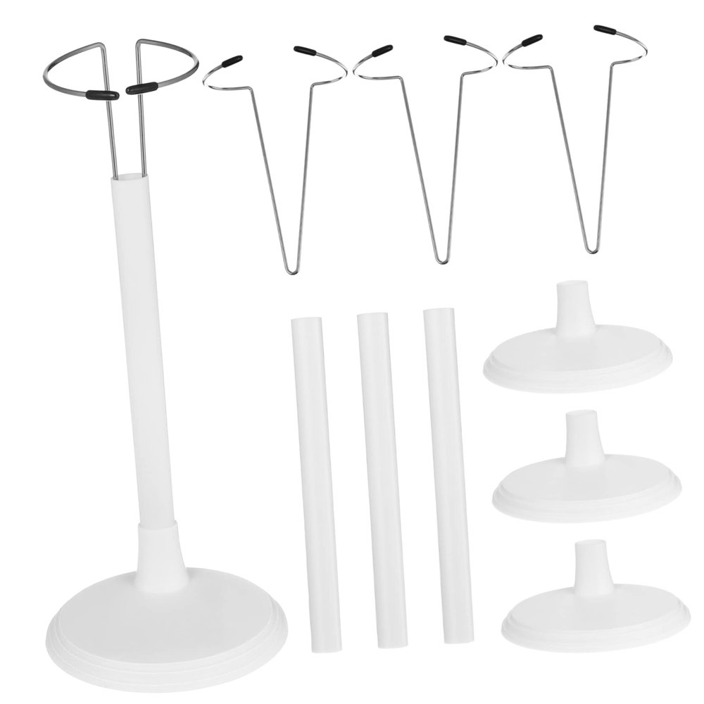 Abaodam 4 Pcs Doll Stands Figures Telescopic Display Organizers Support Holders for Home and Shop Storage