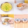 HONITANO Stainless Steel Bowls for Boys and Girls Serving Bowls Lids Food-grade Portable for Lunch Container view 3