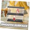 ABOOFAN Box Clear Acrylic Action Figure Display Box Double Organizer Case for Collectibles Models and Jewelry Transparent Design for Dust Protection Capacity Storage view 3