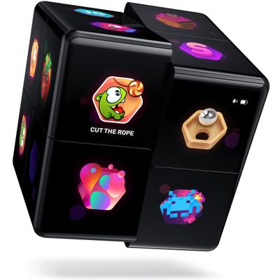 WOWCUBE - Handheld Game Console, 60+ Games and Apps for Teens and Adults (Ages 13+) - STEM Certified Mixed-Reality Entertainment System - 24 Screens Interactive Gaming Cube