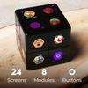 WOWCUBE - Handheld Game Console, 60+ Games and Apps for Teens and Adults (Ages 13+) - STEM Certified Mixed-Reality Entertainment System - 24 Screens Interactive Gaming Cube view 3