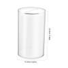 Abaodam Transparent Acrylic Piggy Bank Cylindrical Money Bank for Home Office Decorative Savings Jar Present for Adults Easy Visibility of Stored Cash view 2