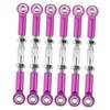 VANZACK 6pcs Adjustable Pull Rod Compatible Parts for Rc Car Rod Linkage Turnbuckle Linkage for Rc Truck Buggy view 1