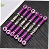 VANZACK 6pcs Adjustable Pull Rod Compatible Parts for Rc Car Rod Linkage Turnbuckle Linkage for Rc Truck Buggy view 3
