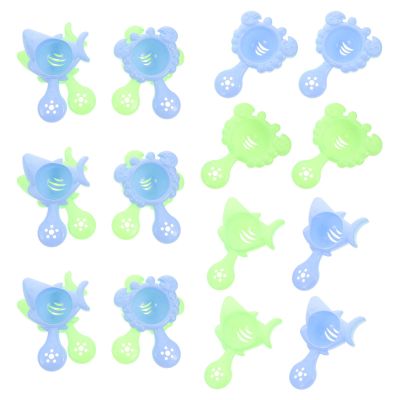 BESPORTBLE 20pcs Miniature Beach Sand Toys Set for Kids Colorful Plastic Outdoor Sand Play Accessories for Toddlers and Preschoolers for Sandbox and Beach Fun