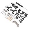 Bognajin RC Car Metal Accessories Set, RC Upper Lower Arm Steering Cup Set, RC Front Upper Lower Swing Arm Set with Drive Shaft for WPL D12 D42 D Series Remote Control Car DIY Repair Upgrade Kit view 1