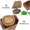 WEKAMOS 7pcs Mini Farm Model Accessories Set Creative Micro Landscape Props for Sand Table Decoration Realistic Farm Supplies for Crafts and Playsets view 3