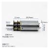 050 Gear electronic starter DC 3V 3.7V 5V 230RPM Slow Speed Full Metal Gearbox Gear Reduction electronic starter DIY Lock Smart Car Robot CEGQOXSH view 2