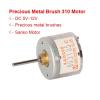 1PC 310 electronic starter DC 5V-12V 6000RPM Precious Metal Brush Long Shaft 24mm for Car CD Toy Models Optical Instrument 4A0200 DWBPGVUN view 2