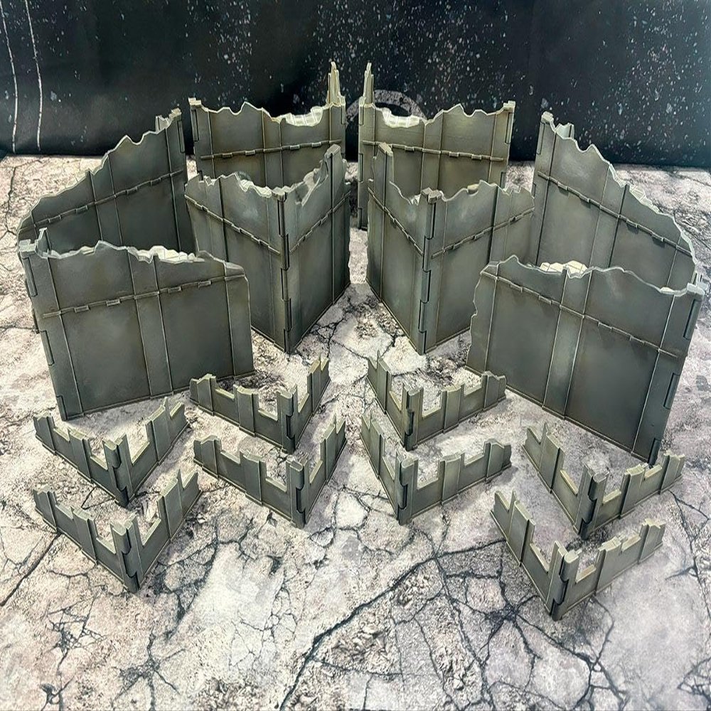 40K Terrain Set 3D Printed Foldable Chapter Approved 2025 Tournament
