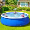 120.07x29.9in Inflatable Swimming Pool Large Outdoor Coil Mesh PVC Family Pool for Backyard, Quick Setup & Foldable Storage, Durable Summer Water Play view 1