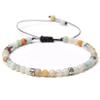 4mm Natural Stone Beaded Braid Bracelet Handmade Amazonite Woven Bracelets Yoga Bracelet For Men Women,Shoushan,16-24cm view 4