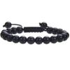 7 Chakra Elastic Bracelet Natural 8mm Gemstone Yoga Bead Women'S Woven Rope ,lapis Lazuli,16-23cm view 2