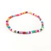 Bohemian Bracelets For Women Boho 3mm Seed Beads Bracelets Beach Accessories,Black,17.5cm view 3