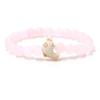 8mm Natural Stone Bracelet Male And Female Dolphin Stretch Couple Bracelet,Map Stone,19cm view 2