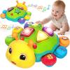 Baby Crawling Toys for 6-12 Months, Musical Toys for Infants 7 8 9 10 11 Months, Early Learning Educational Toy with Light Sound, Tummy Time Development Toys, Christmas Birthday Gifts for 1 Year Old view 1
