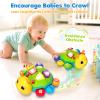 Baby Crawling Toys for 6-12 Months, Musical Toys for Infants 7 8 9 10 11 Months, Early Learning Educational Toy with Light Sound, Tummy Time Development Toys, Christmas Birthday Gifts for 1 Year Old view 3
