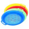 Abaodam 4pcs Boy Girl Beach Toys Lightweight Plastic Sand Sieves Fine Mesh Design for Filtering Sand Stones for Beach Play Backyard Activities view 1