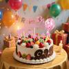 11 Pcs Happy 13th Birthday Cake Topper Set Pink Glitter Cake Decor Hearts Stars Balloons Cake Decorations for Girls Birthday Party Supplies view 3
