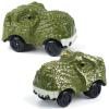 GIAT Dinosaur Track Car Accessories - Birthday Gifts for 3 4 5 6 7 Year Old Boys - 2 Pack LED Light Up Car Toy for Kids Ages 3-5 5-7, Compatible with Most Tracks view 1