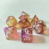 8 Colors 56 Pcs Shining DND Dice,Role Playing Glitter Sparkle Polyhedral DND Dice for Gift MTG Accessories view 3