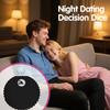 WHNICUST Date Night Decision Dice, Dating Ideas Mechanical Dice Set, 6 Options, Easy to Carry and Use, Valentine's Day (Black) view 2