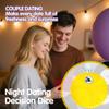 WHNICUST Date Night Decision Dice, Dating Ideas Mechanical Dice Set, 6 Options, Easy to Carry and Use, Valentine's Day (Black) view 4