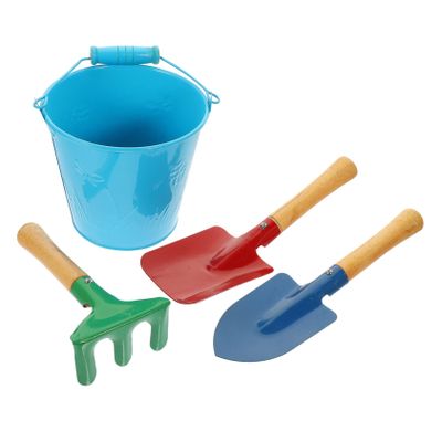 Abaodam 1set Boy Girl Sand Toy Set Lightweight Beach Plaything Shovel and Bucket Kit for Boys and Girls for Sandbox and Outdoor Fun Safe Materials Compact Design