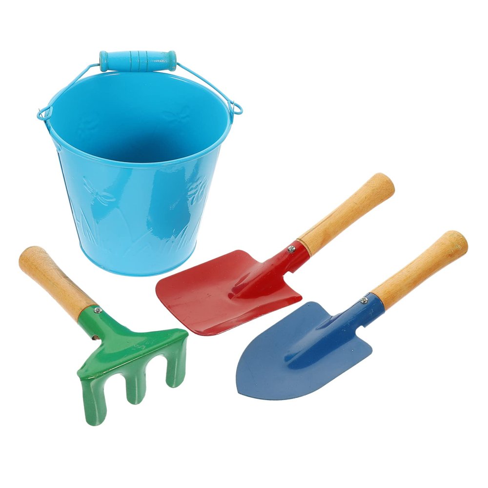 Abaodam 1set Boy Girl Sand Toy Set Lightweight Beach Plaything Shovel and Bucket Kit for Boys and Girls for Sandbox and Outdoor Fun Safe Materials Compact Design