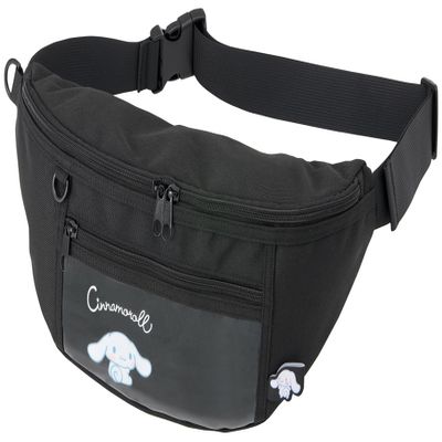 Skater Sanrio Cinnamoroll ZBB1-A Clear Pocket Body Bag with Ring for Carabiners