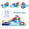 10ft Inflatable Water Park Slide - Bounce House with Splash Pool, Water Gun, Basketball Hoop, Climbing Wall & Dual Pools for Backyard Outdoor Kids Party view 2
