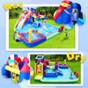 10ft Inflatable Water Park Slide - Bounce House with Splash Pool, Water Gun, Basketball Hoop, Climbing Wall & Dual Pools for Backyard Outdoor Kids Party view 3