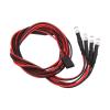 4 LED RC Car Light, Stable Power 2 White 2 Red 5mm LED Lighting Kit for RC Enthusiasts Racing Off-Road Hobbies view 2