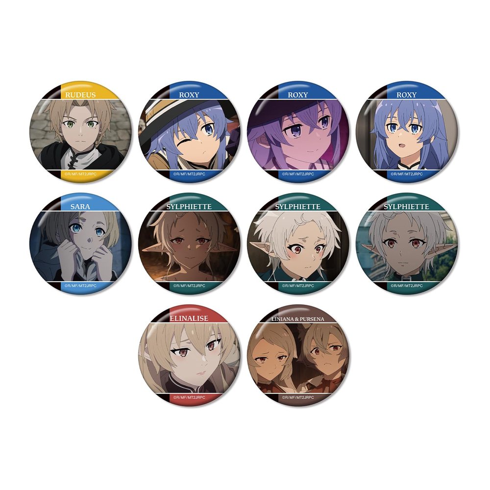 Anime "Unemployed Tensei II ~ Go to Another World" Trading Scene Badge Box of 10