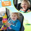 Mini Magnetic Tiles,78PCS Travel Magnetic Tiles Set with Iron Box,Portable Building Blocks for Kids Ages 3+,Car Airplane Travel Essentials Kids Toy,Creative STEM Toys Birthday Gift for Boys & Girls view 2