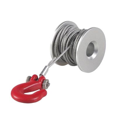 Aluminum 25T Servo Winch Wheel Drum Compatible with 1/10 RC Rock Crawlers and Buggies