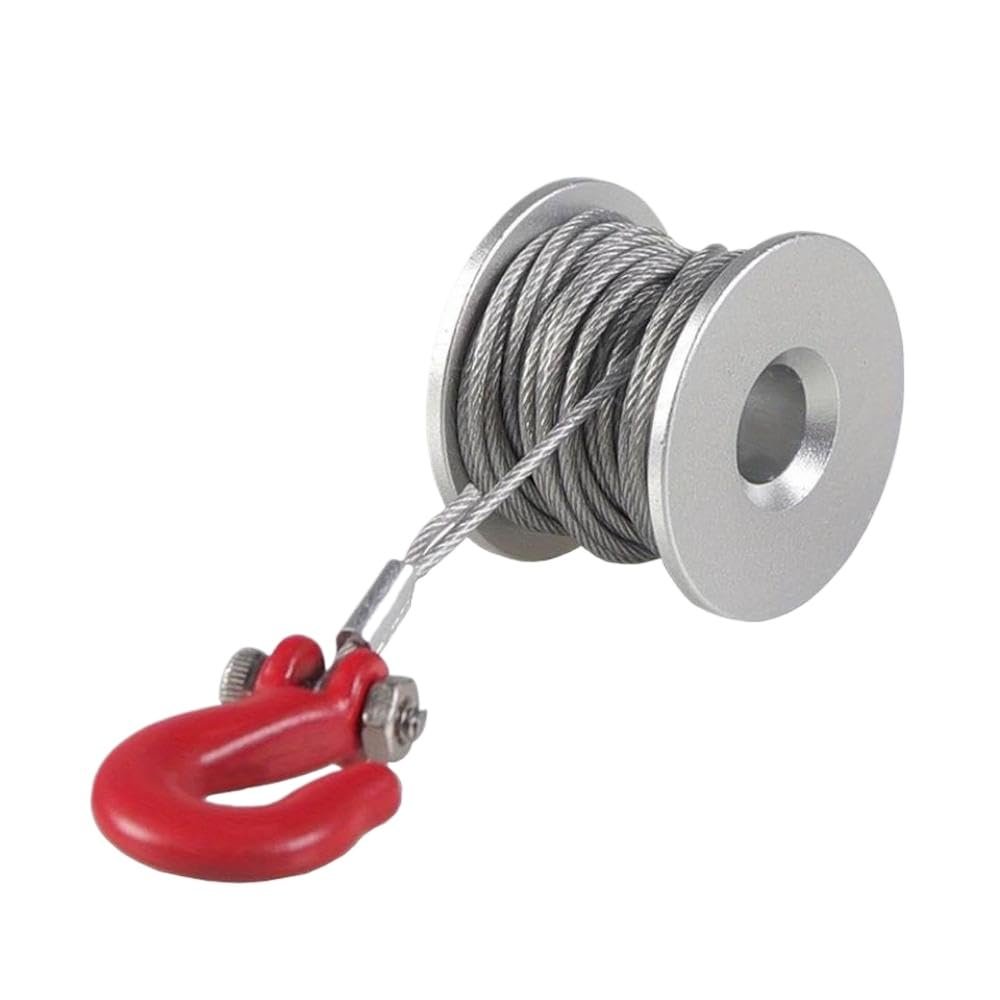 Aluminum 25T Servo Winch Wheel Drum Compatible with 1/10 RC Rock Crawlers and Buggies