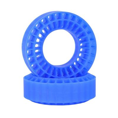 55mm Silica Gel Foam Insert Compatible with 1 Inch Tires Compatible with 1/18 1/24 RC Crawler Cars SCX24 AX24 Enduro24 Tire Upgrade Accessory(Blue-2pcs)